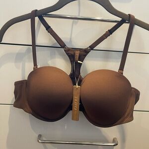 SKIMS Fits Everybody RACERBACK DEMI BRA 38B COCOA